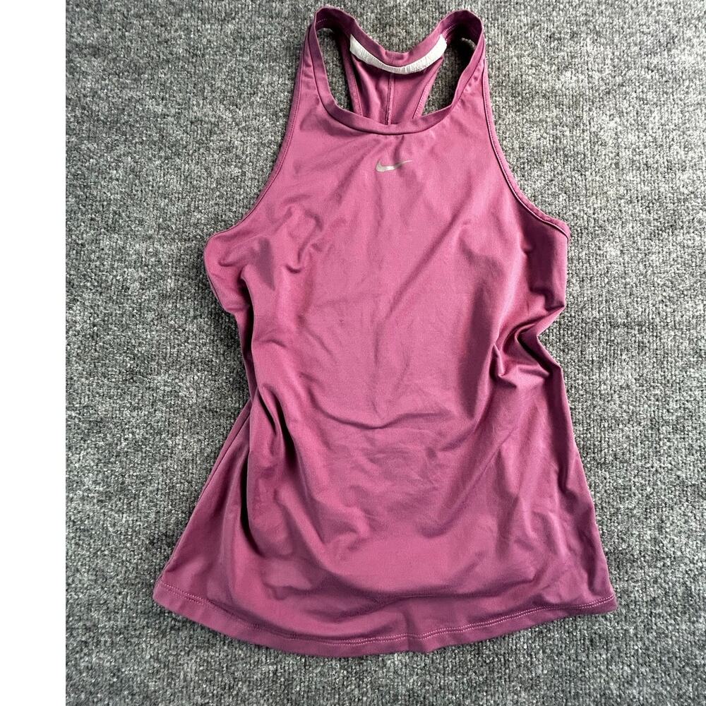 Nike Dri-FIT One Luxe Racerback Tank Top Women’s Small Purple